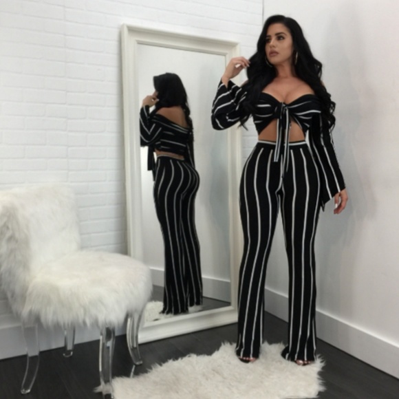 Pants - 🚫SOLD🚫Striped Set